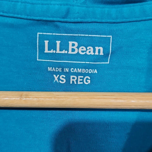L.L. Bean Long Sleeved Hooded T XS