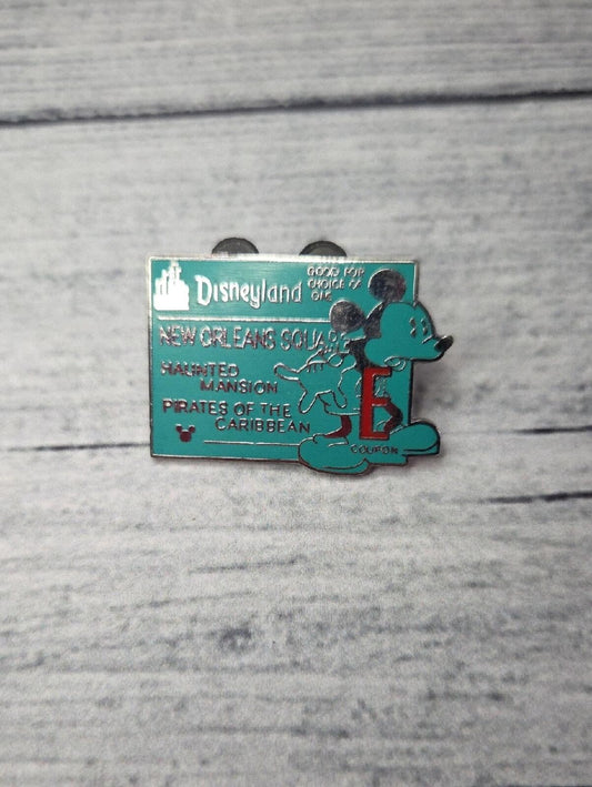 Disneyland New Orleans Square Attractions Cast Lanyard 2005 Trading Pin