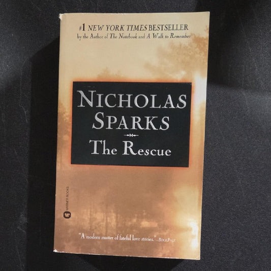 Nicholas Sparks 'The Rescue' Book