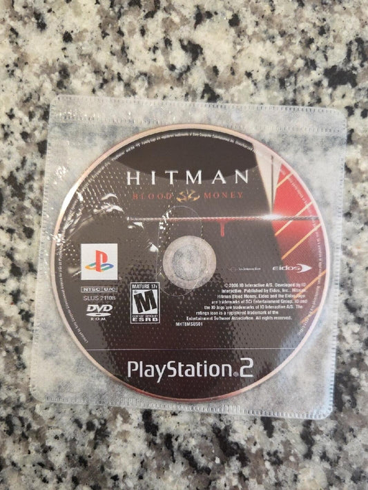 Hitman: Blood Money (PS2) Playstation 2 Disc — NO CASE