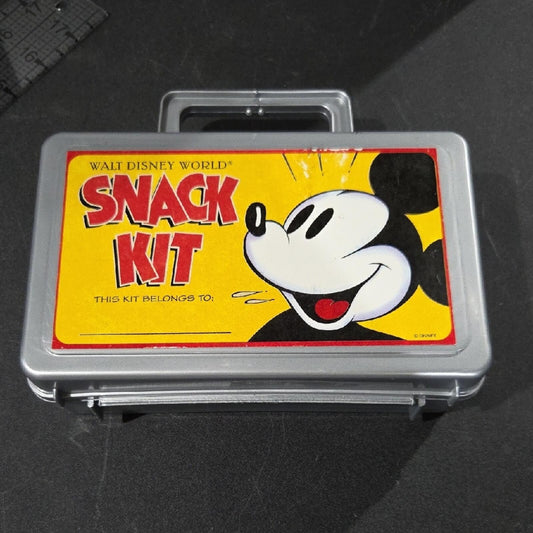 Disney Mickey Mouse Silver Snack Box