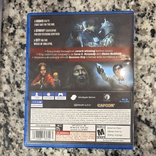 Resident Evil 2 for PS4
