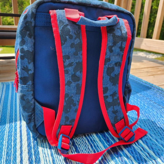 Disney Store Denim Mickey Kids Backpack