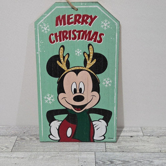 Disney Merry Christmas Sign