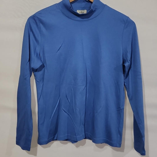L.L. Bean Pima Cotton Long Sleeve Turtle Neck S