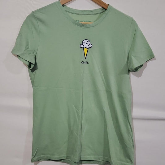 Life is Good Crew Neck T Shirt M