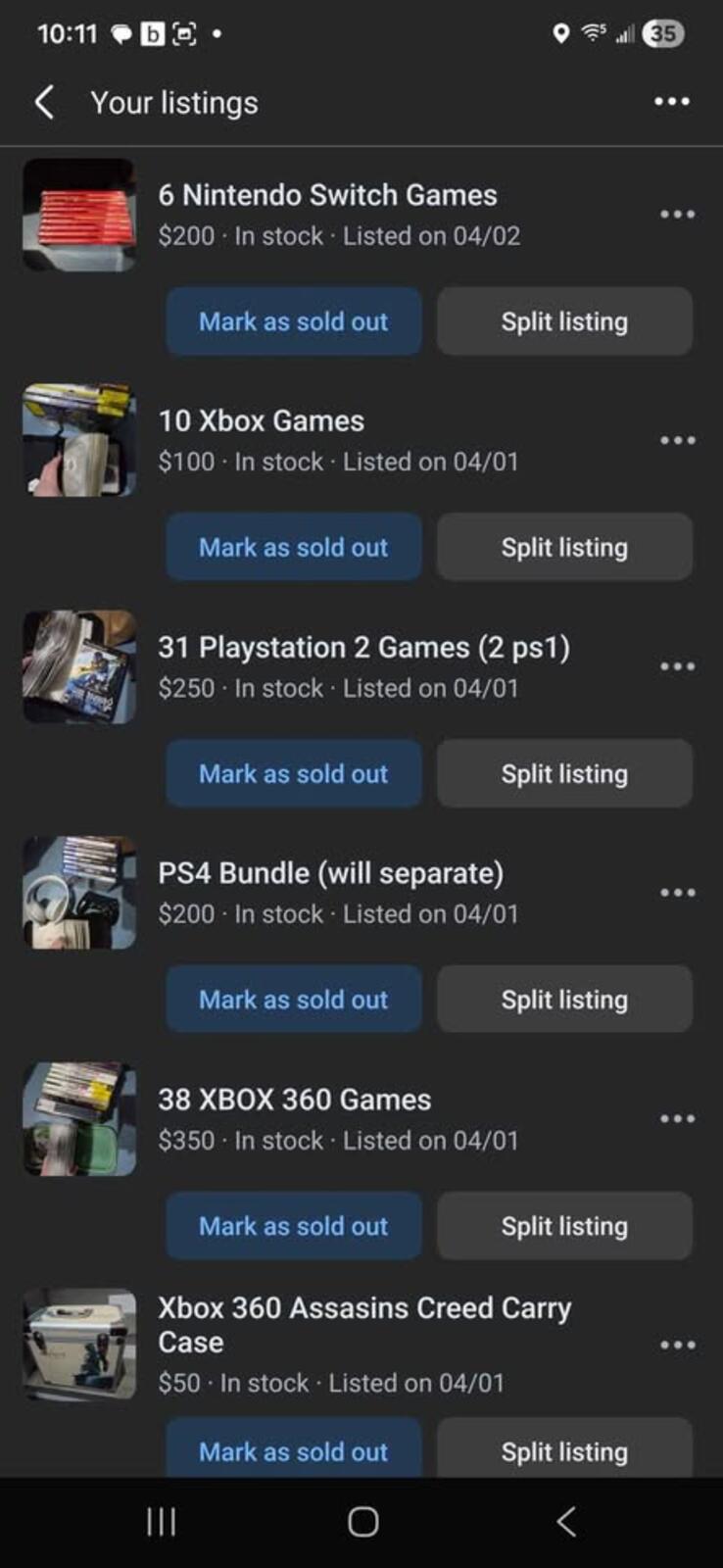 Video Game Games and Accessories
