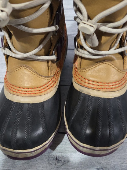 Sorel Joan Of Arctic Youth Waterproof Winter Boots Size 2