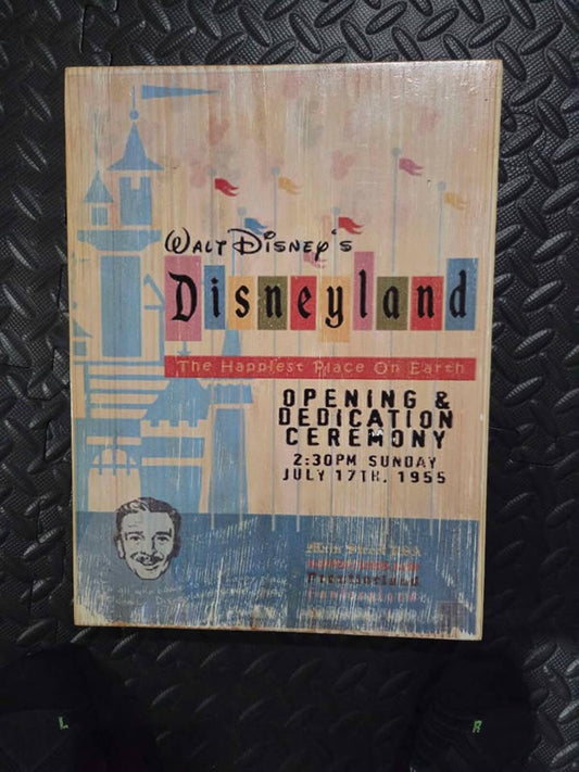 Disneyland Wooden Sign