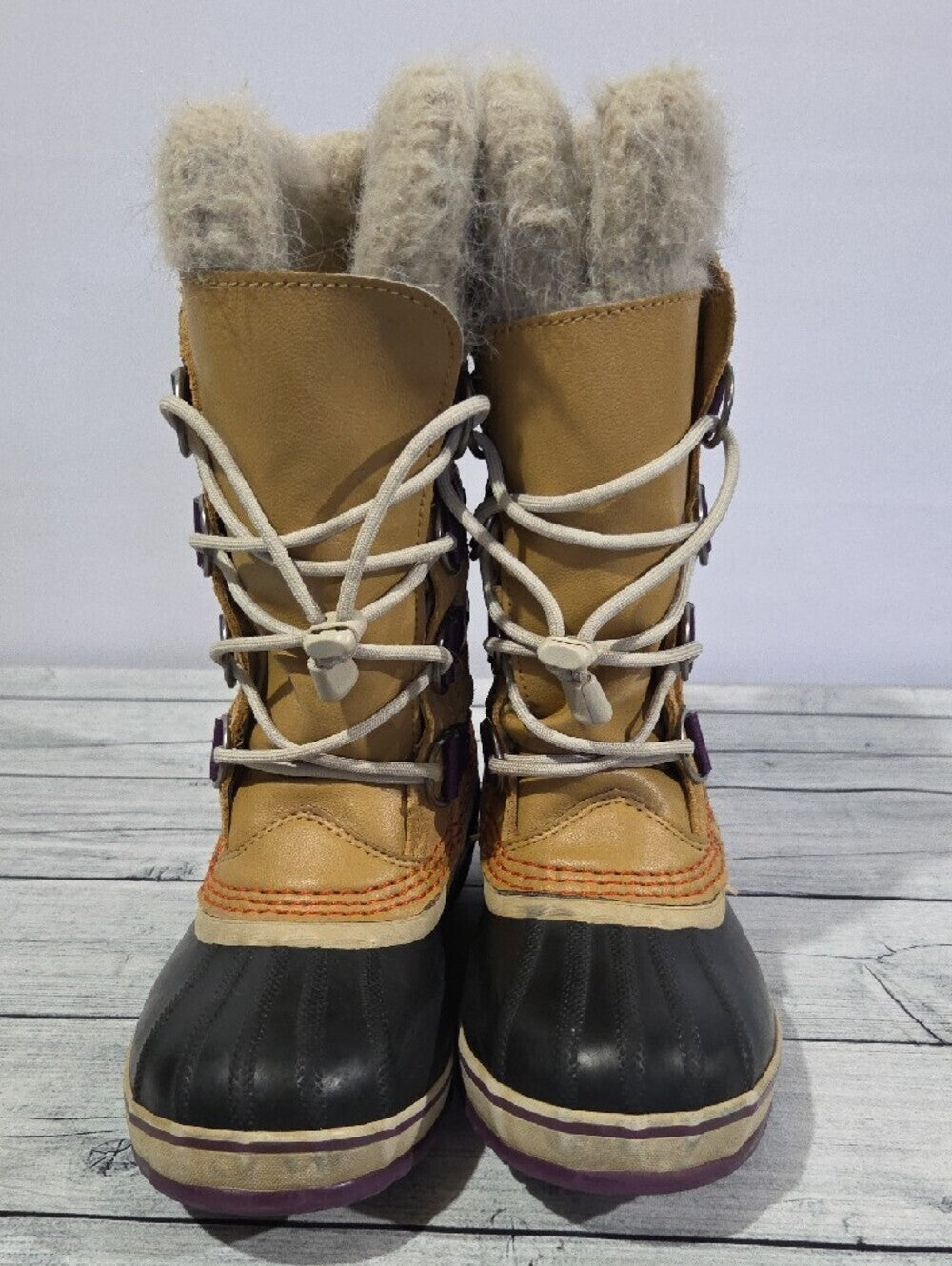 Sorel Joan Of Arctic Youth Waterproof Winter Boots Size 2