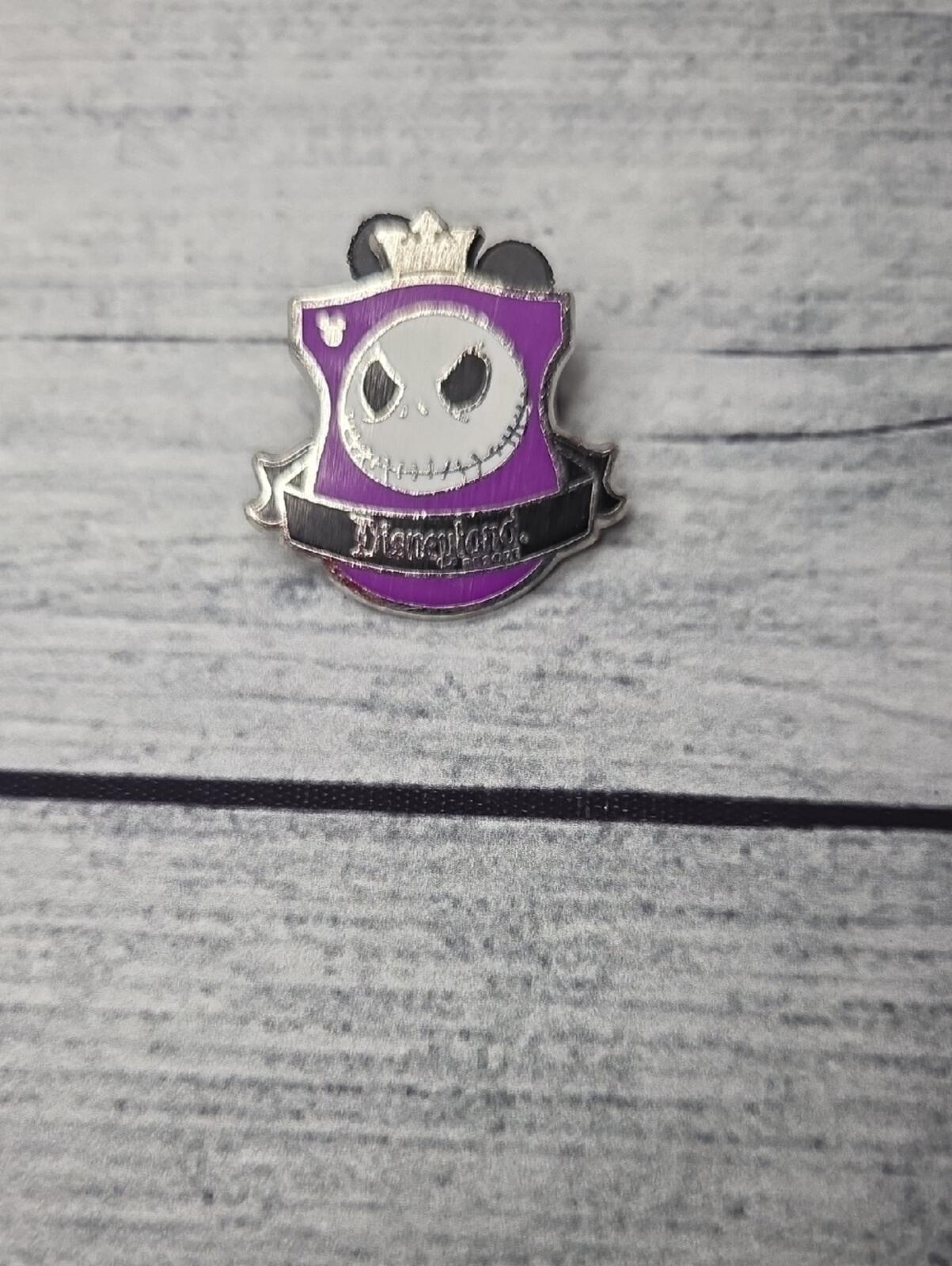 Disneyland Hidden Mickey 4 Of 5 2012 Jack Skellington Crest Trading Pin