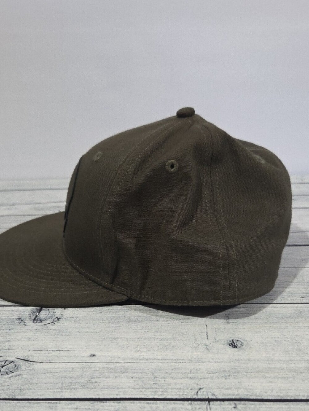 Harley-Davidson Olive Green Skull Patch Snapback Hat Size Large