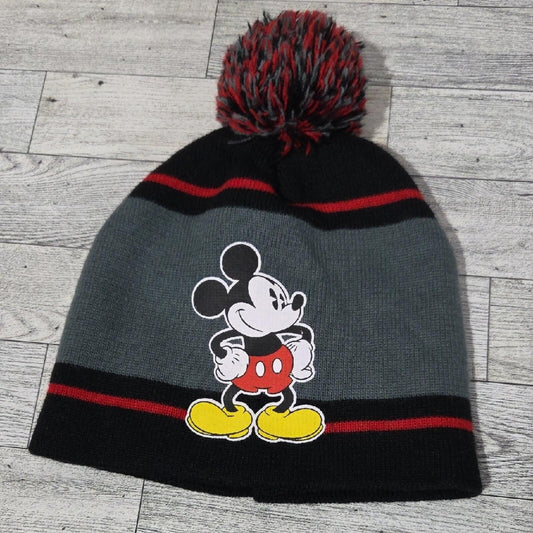 Disney Mickey Mouse Pom Knit Beanie