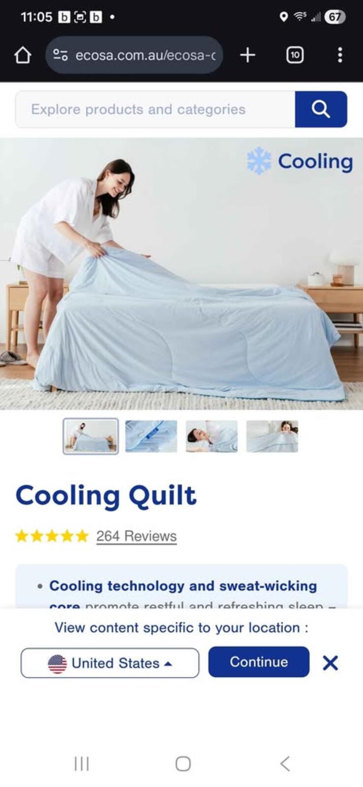 Ecosa Cooling Comforter