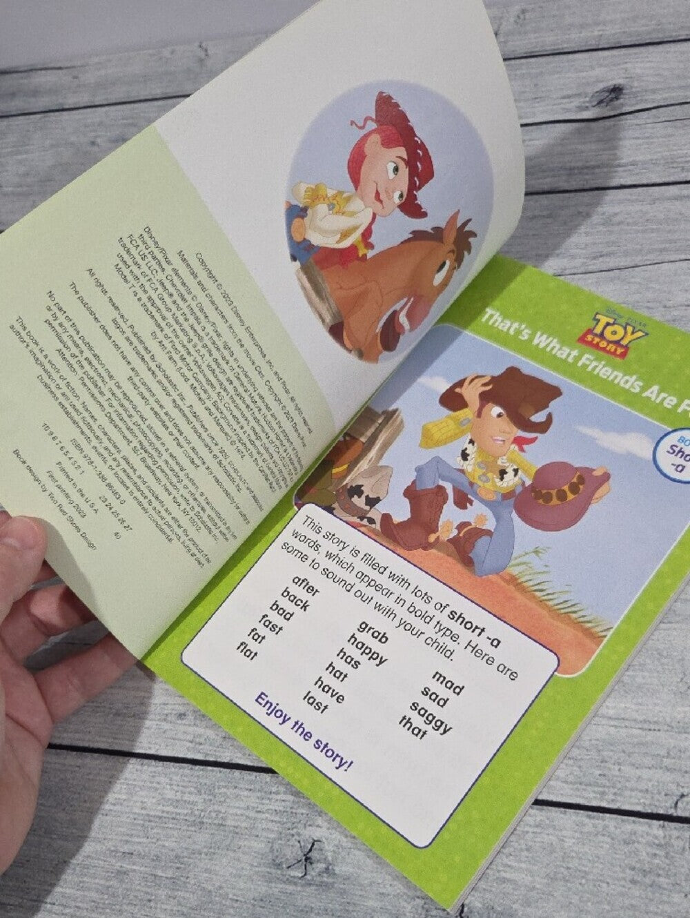 Disney Pixar Phonics Collection Short Vowels Kids Book