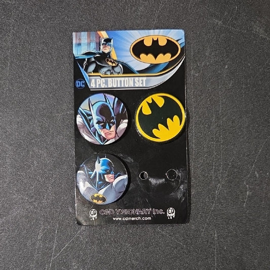 Batman 4-Piece Button Set