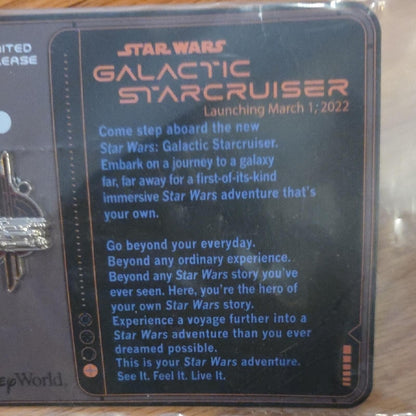 Star Wars Galactic Starcruiser Pin
