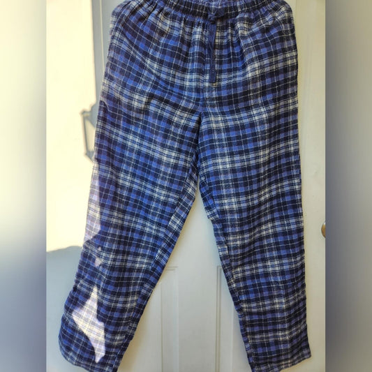 Perry Ellis Plaid PJ Bottoms S