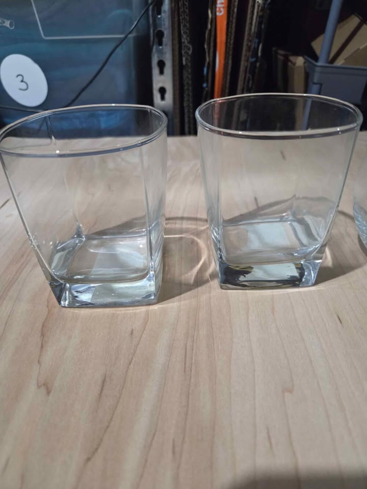 Glass cups