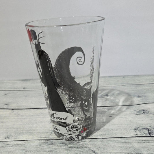 Disney Nightmare Before Christmas Silhouette Pint Glass