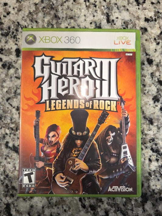 Guitar Hero III Legends of Rock Xbox 360