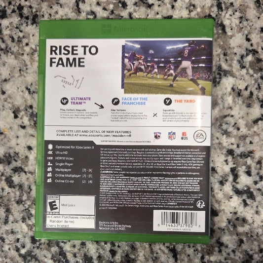 Madden NFL 21 Xbox Game