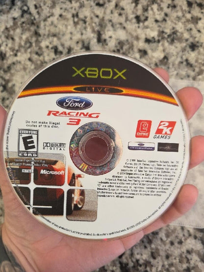 Ford Racing 3 Xbox Disc - NO CASE
