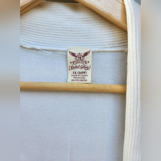 Faded Glory Cardigan 1x