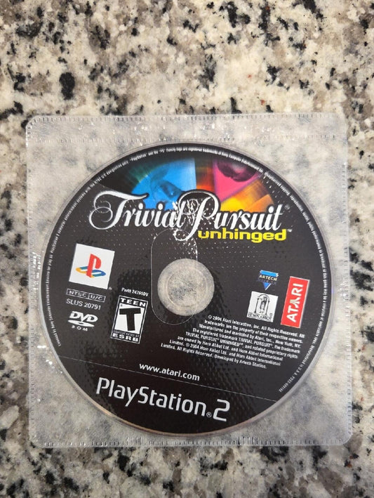 Trivial Pursuit Unhinged (PS2) PlayStation 2 - NO CASE