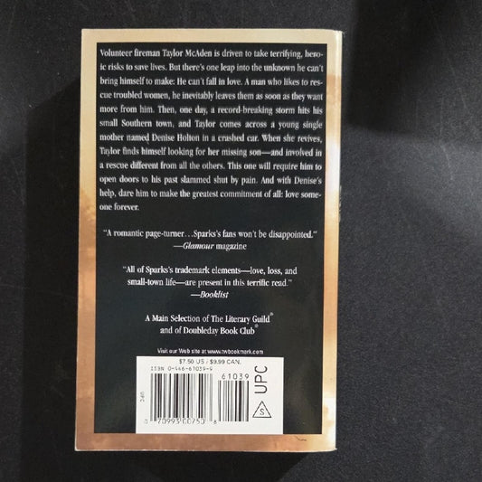 Nicholas Sparks 'The Rescue' Book