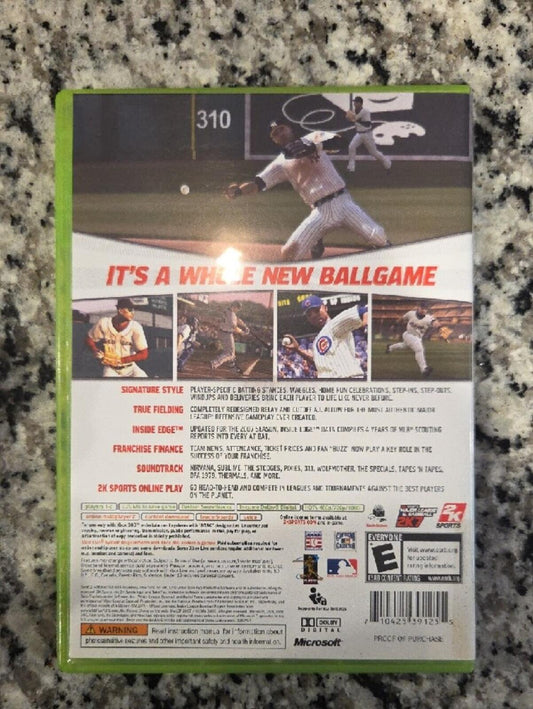 Major League Baseball 2K7 Xbox 360 Game
