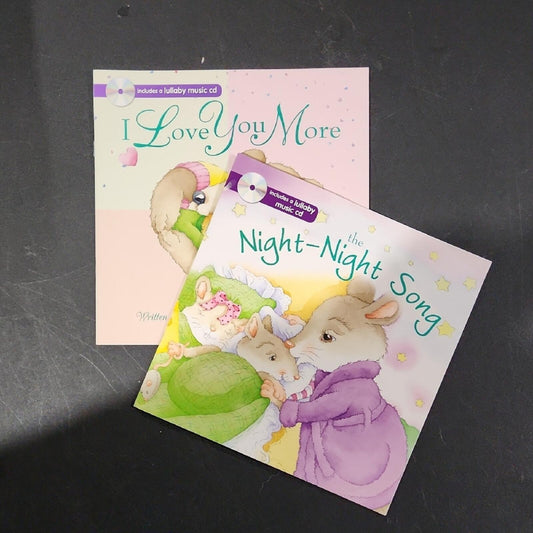 Children's Book Set with Lullaby Music CD