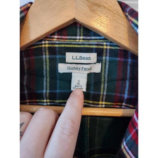 L.L. Bean Flannel S