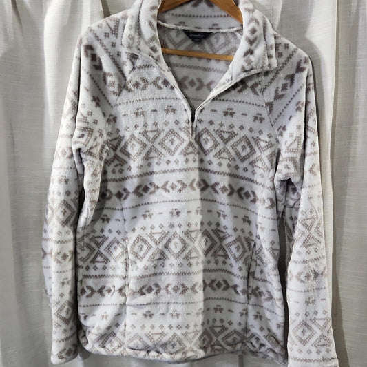 Eddie Bauer Super Soft Quarter Zip L