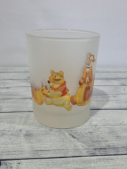 Disney Winnie The Pooh Halloween Pumpkin Frosted Glass