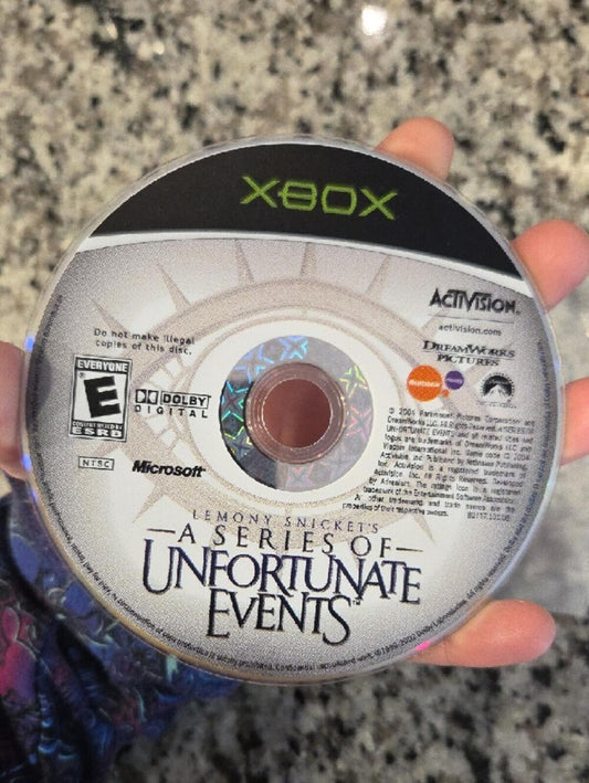 A Series of Unfortunate Events Xbox Disc - NO CASE