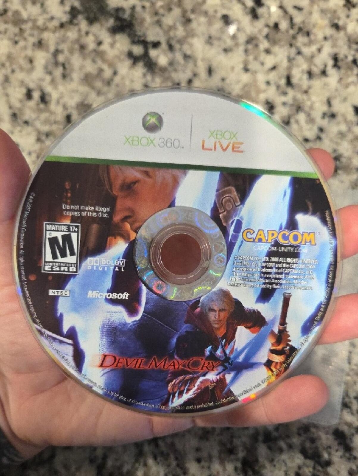 Devil May Cry Xbox 360 Game Disc - NO CASE
