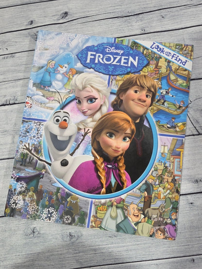 Disney Frozen Look and Find Book Hardcover