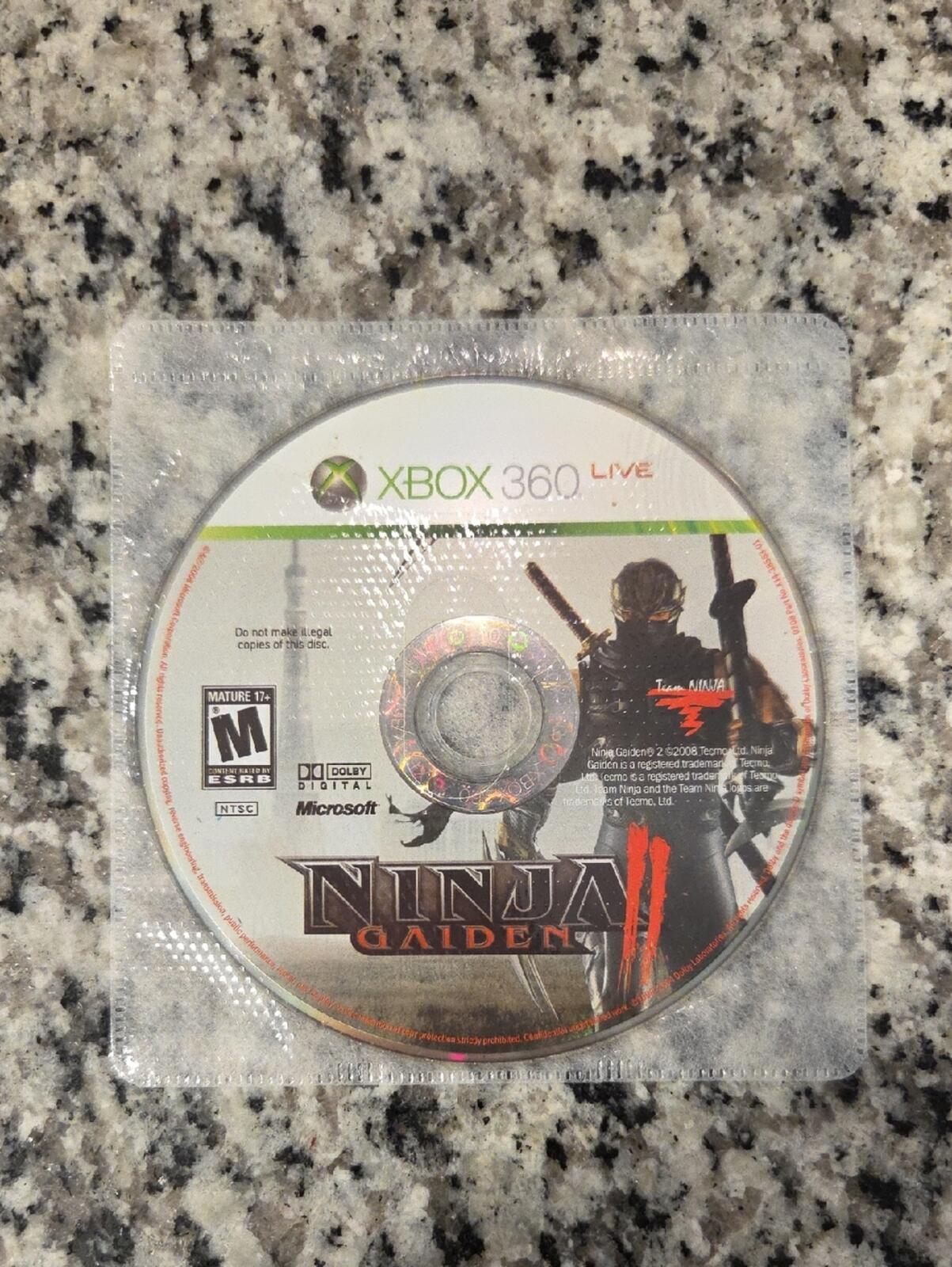 Ninja Gaiden II Xbox 360 Game Disc - NO CASE
