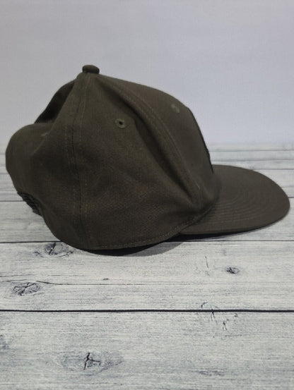 Harley-Davidson Olive Green Skull Patch Snapback Hat Size Large