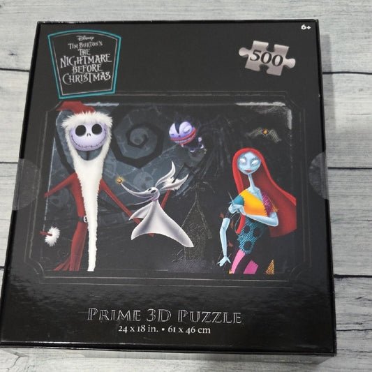 Disney The Nightmare Before Christmas Puzzle - Black, Red, White, Purple, Blue