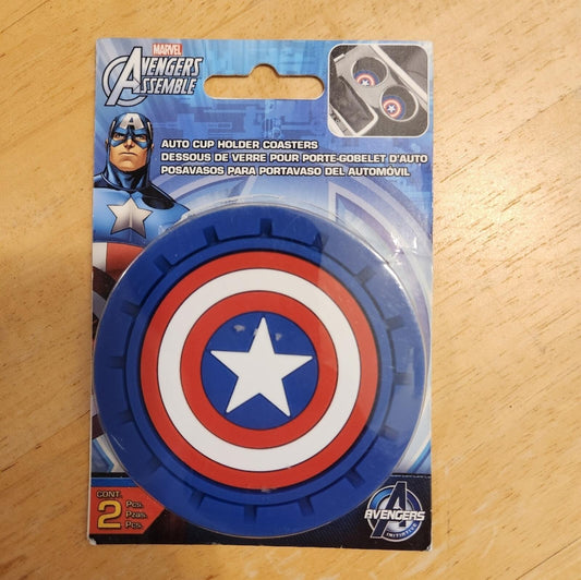Captain America Car Coasters