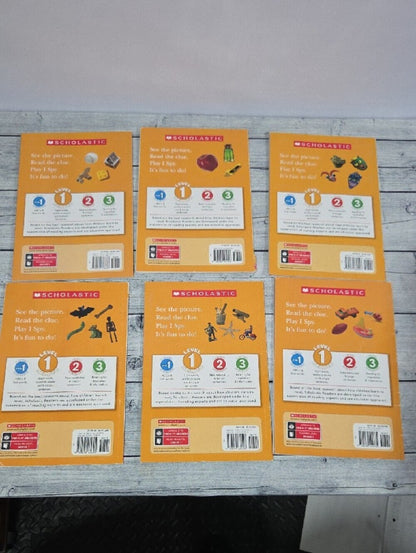 Bundle Of 6 I SPY Step 1 Kids Books