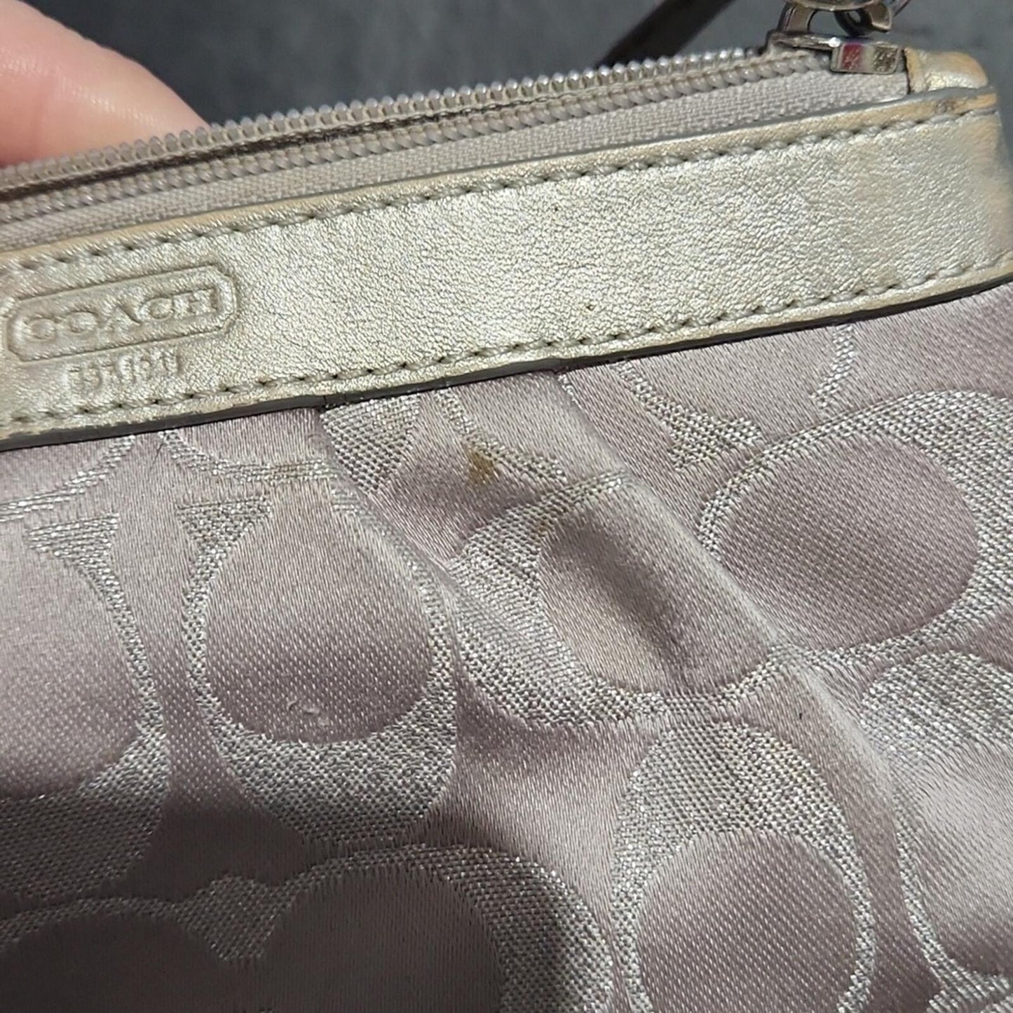 Coach Signature Wristlet