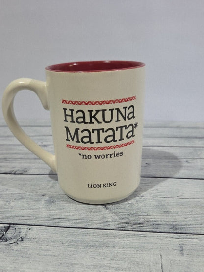 Disney Hallmark Hakuna Matata Cream Mug