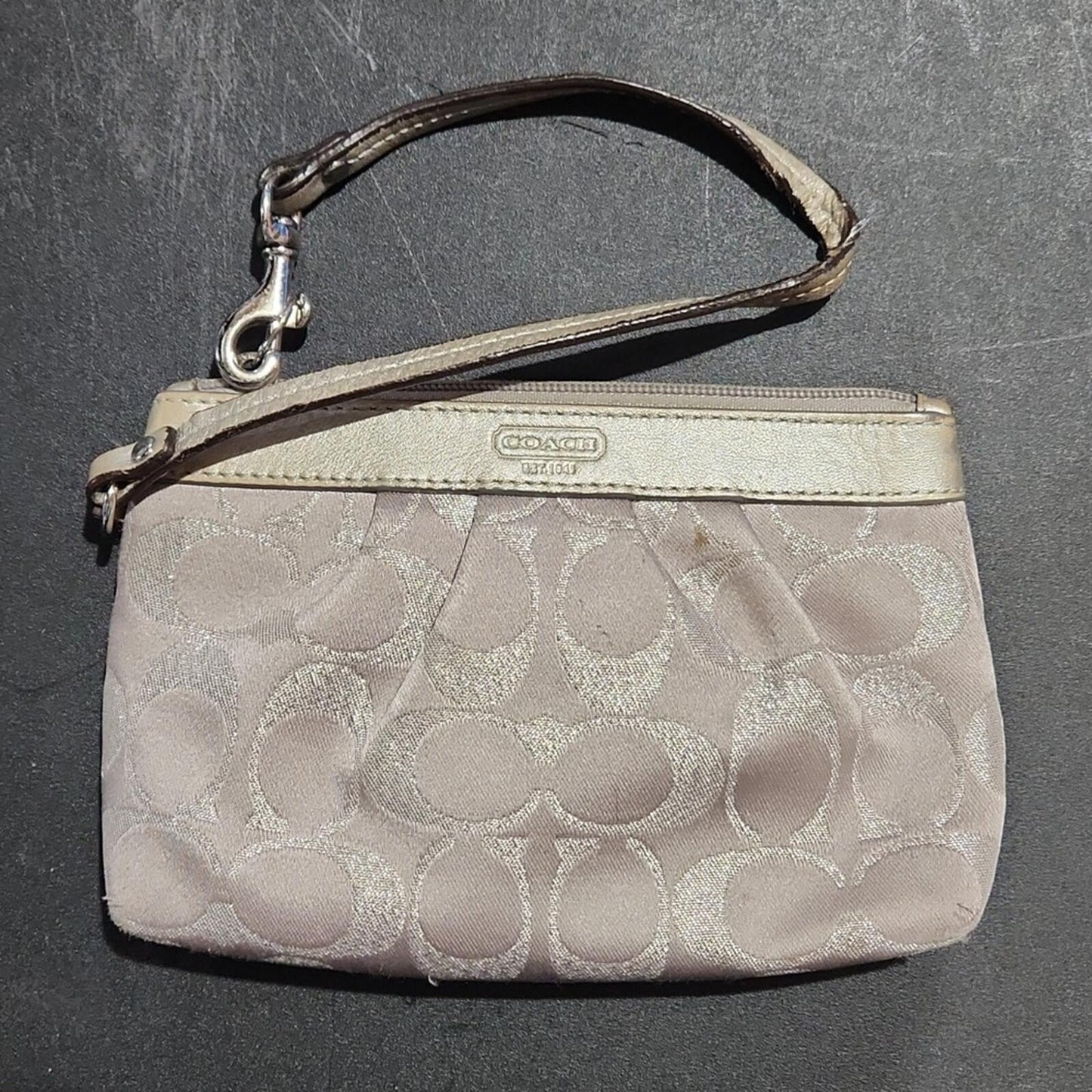 Coach Signature Wristlet