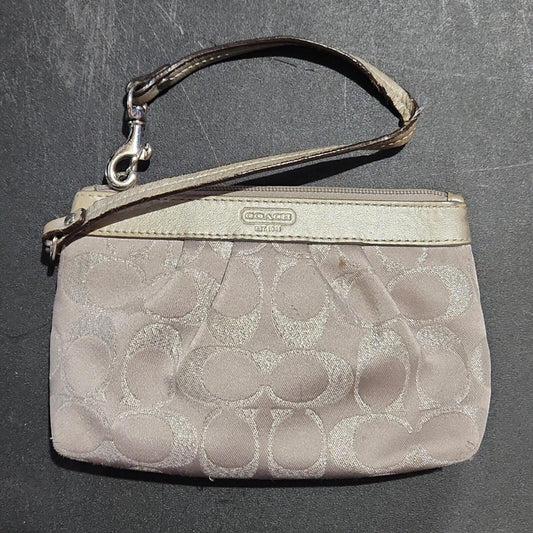 Coach Signature Wristlet