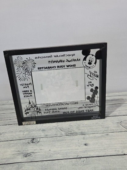 Disney Parks Mickey Mouse Black 4x6 Photo Frame