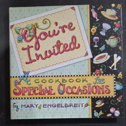 Mary Engelbreit You're Invited Cookbook - Colorful Design