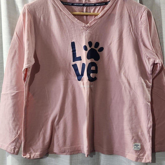 Life is Good Three Piece PJ Set L